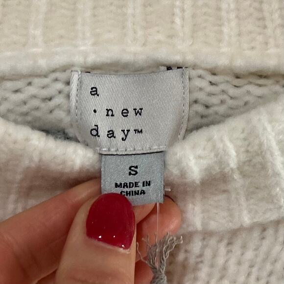 A New Day Knit Sweater Dress Size S Long Sleeves NEW w/ Defect Tunic Target - Picture 5 of 11